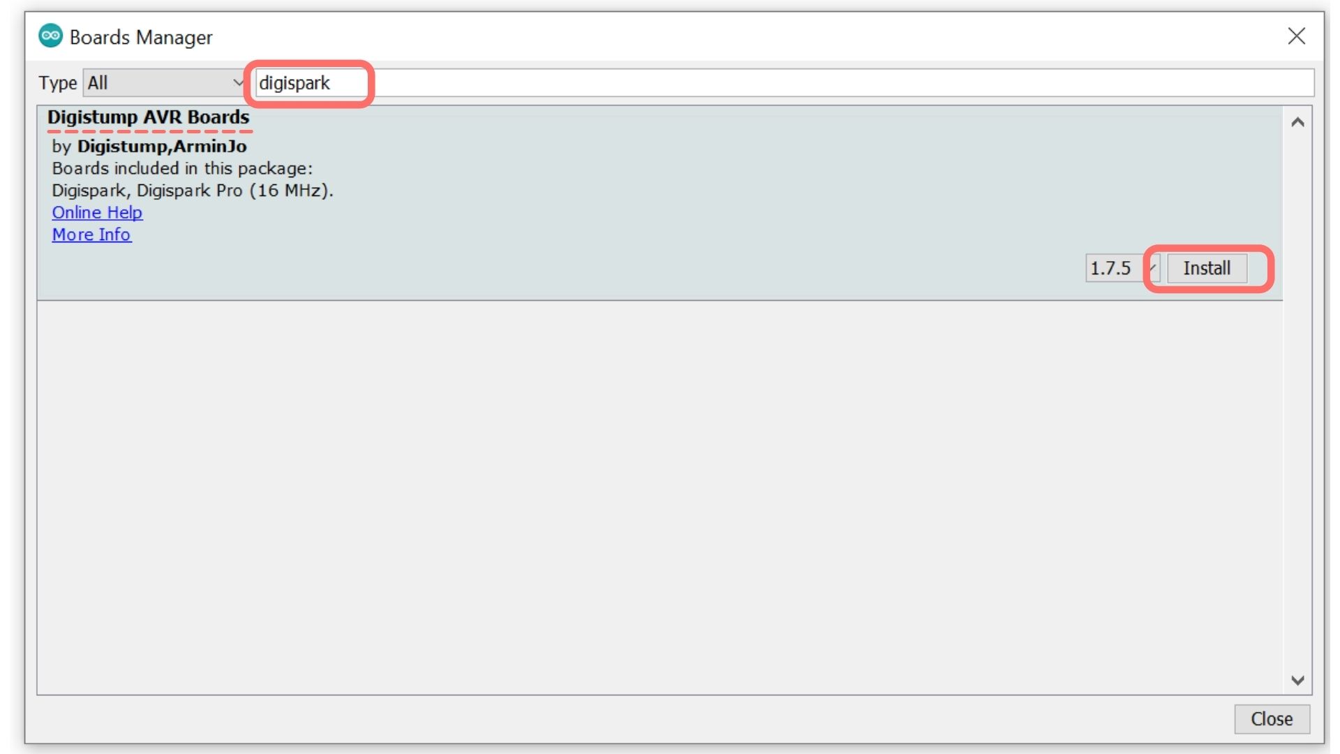 Boards Manager Screenshot