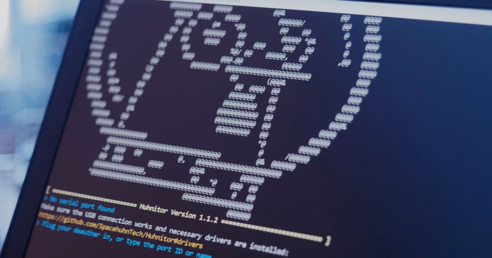 Huhnitor Start Screen