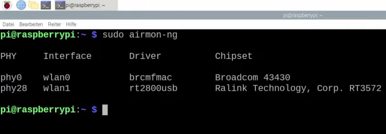 airmon-ng output