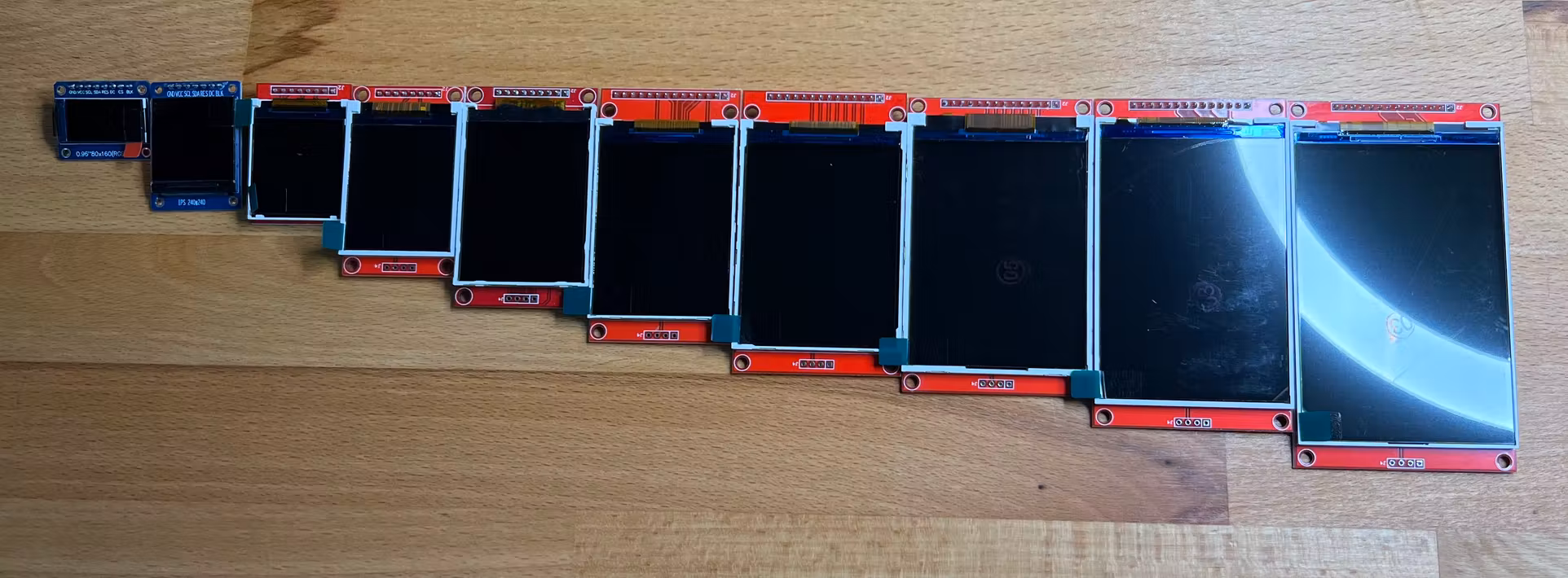 My Arduino LCD collection