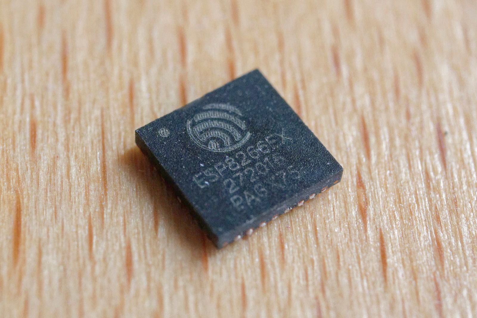 Desoldered ESP8266 SoC