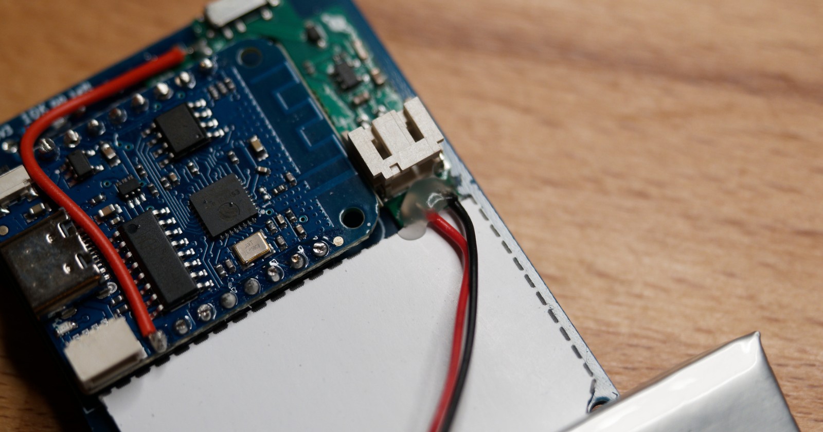Hot glue on solder points