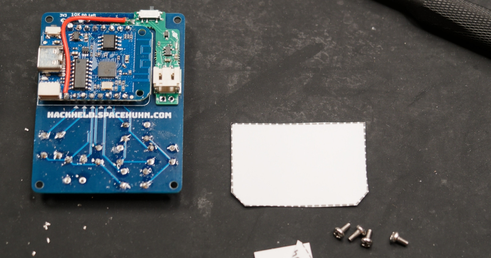 Battery protector card cut out