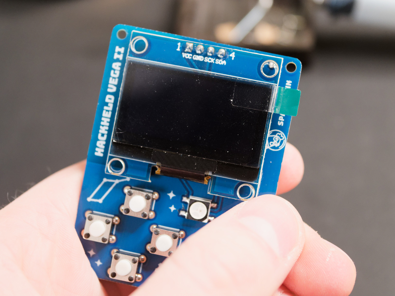 Aligning display on HackHeld